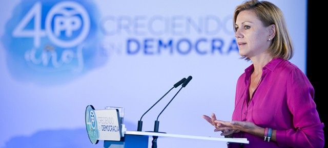 Cospedal: “La solidez de la lucha contra el terrorismo es la fortaleza de nuestras convicciones”