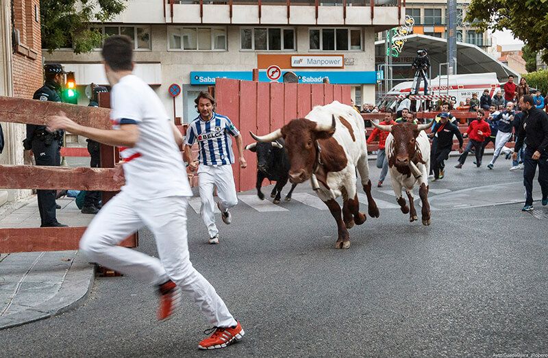 El encierro del viernes se salda con dos heridos leves por contusiones