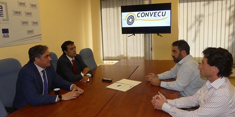 El Ayuntamiento de Cuenca reforzará su alianza con Convecu para potenciar el Salón del Vehículo de Ocasión