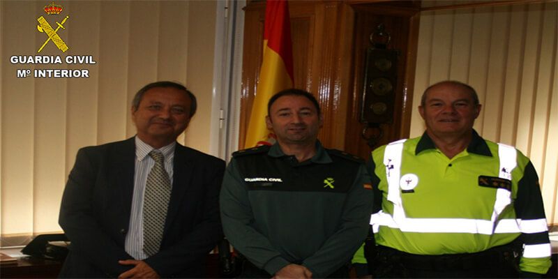 La Comandancia de la Guardia Civil de Cuenca recibe la visita del Jefe Provincial de Tráfico
