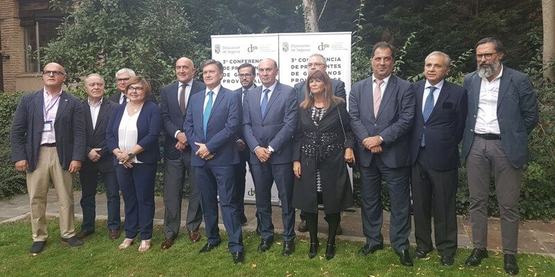 La Conferencia de Presidentes de Gobiernos Provinciales aborda en Segovia la financiación de las diputaciones