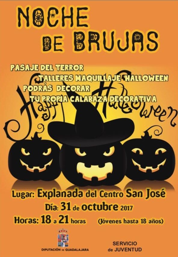 La Diputación de Guadalajara organiza una “Noche de Brujas” el próximo 31 de octubre