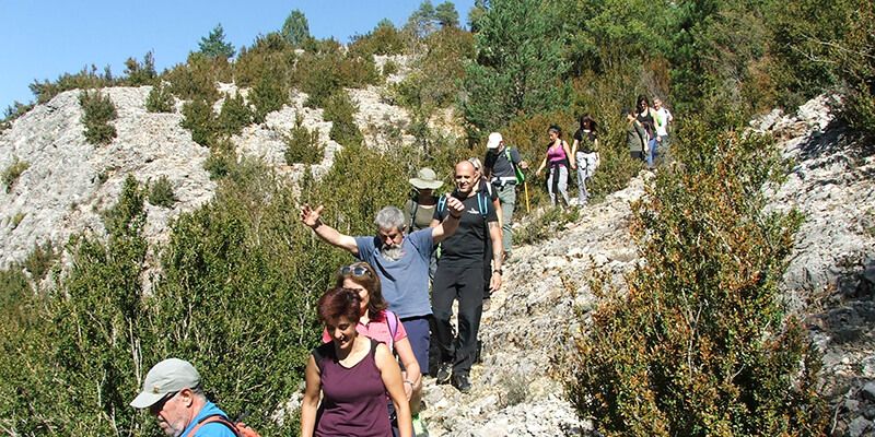 Medio centenar de personas disfrutaron del Sendero de la Fuente del Tejo