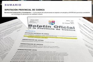 Diputación de Cuenca pone a disposición de los municipios casi 235.000 euros para mobiliario urbano 