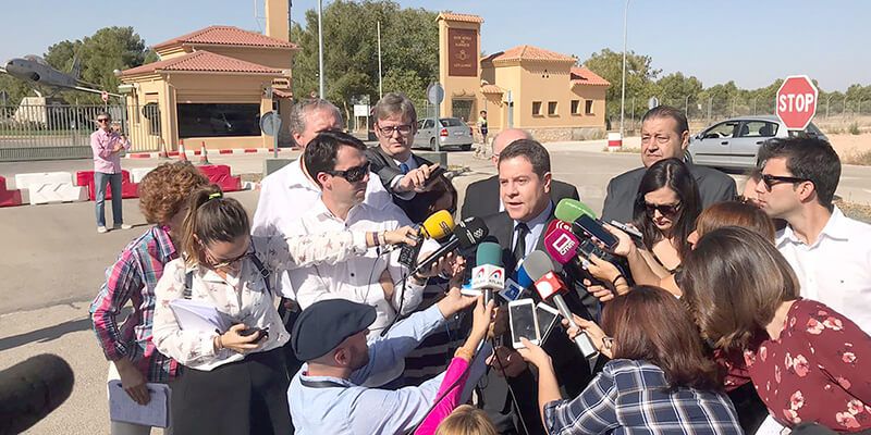 Page traslada sus condolencias a la familia de Borja Aybar y a las Fuerzas Armadas