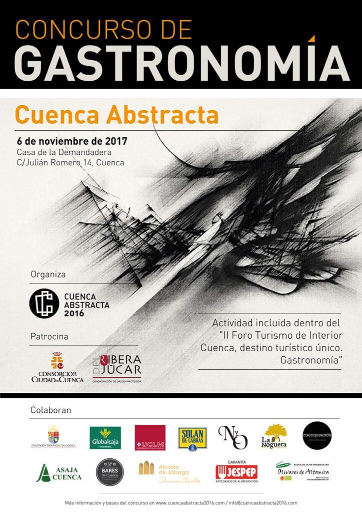 Cuenca Abstracta organiza el II Foro Turismo de Interior “Cuenca, destino turístico único”, dedicado este año a la gastronomía 3 Cuenca Abstracta organiza el II Foro Turismo de Interior “Cuenca, destino turístico único”, destinado este año a la gastronomía