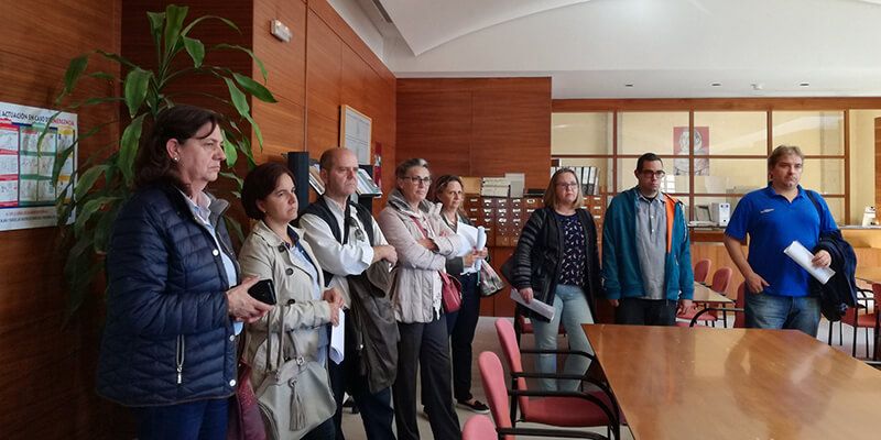 Los alumnos del Taller de Digitalización de Cuenca visitan el Archivo Histórico Provincial y el taller de restauración ‘Deltos’