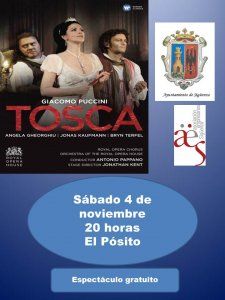 La iniciativa "Vive la Opera" proyectará la 'Tosca' de Puccini en Sigüenza