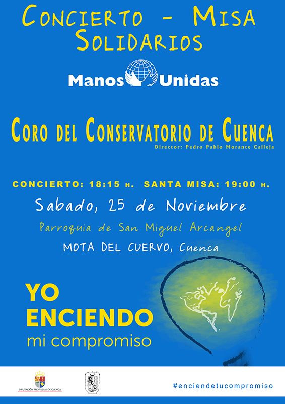 Concierto y Santa Misa cantada del Coro del Conservatorio de Cuenca a favor de Manos Unidas