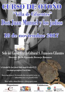 Diputación de Guadalajara colabora en el Curso Villa de Cifuentes sobre "Don Juan Manuel y los judíos" 