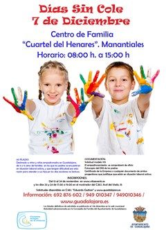 El Ayuntamiento de Guadalajara pone en marcha el programa Días sin Cole para la jornada no lectiva del 7 de diciembre 3 El Ayuntamiento de Guadalajara pone en marcha el programa Días sin Cole para la jornada no lectiva del 7 de diciembre