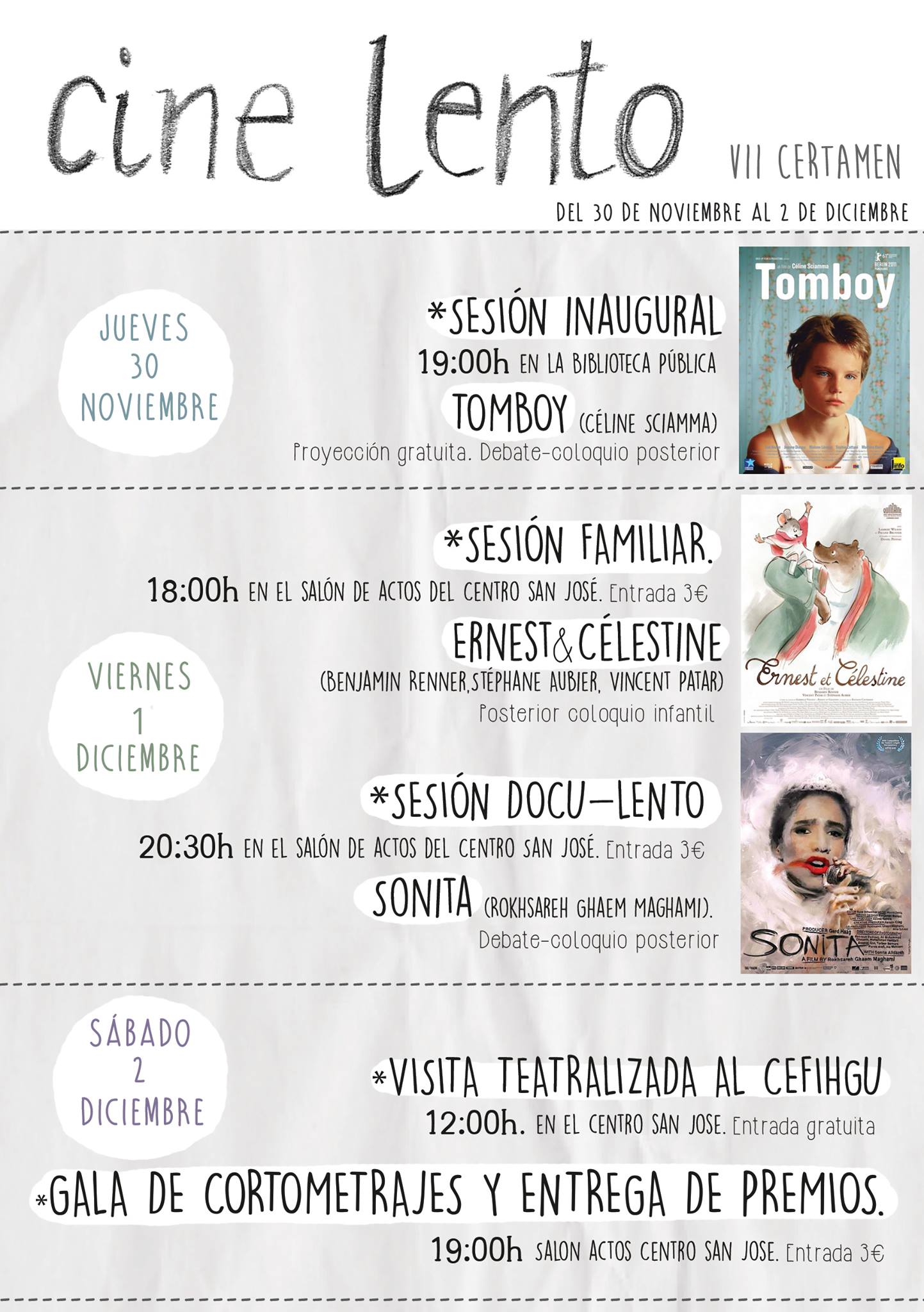 El Certamen de Cine Lento propone 3 días dedicados al cine comprometido