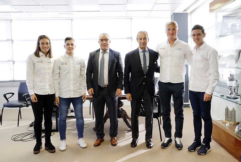 El programa “Podium” de Telefónica renueva su beca a cuatro deportistas castellano-manchegos