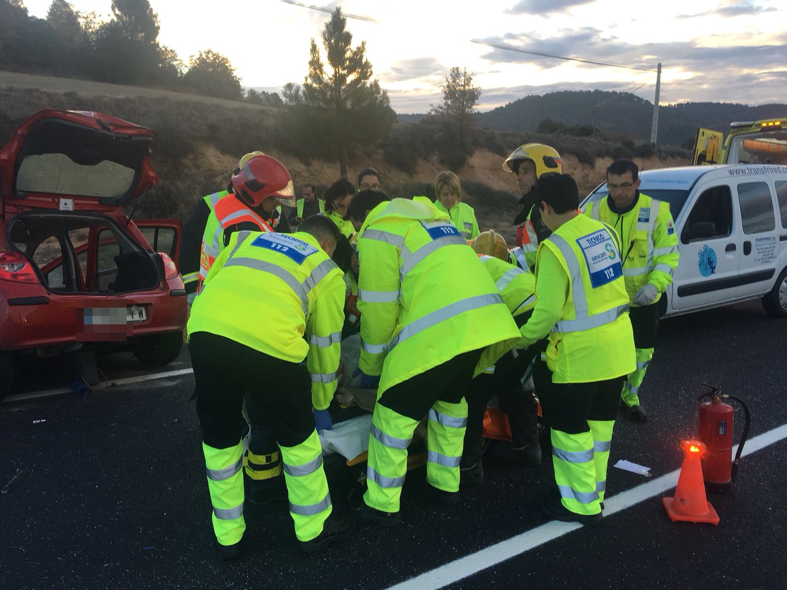 Fallece un hombre de 38 años en un accidente de tráfico en la N-420 en Villar de Olalla