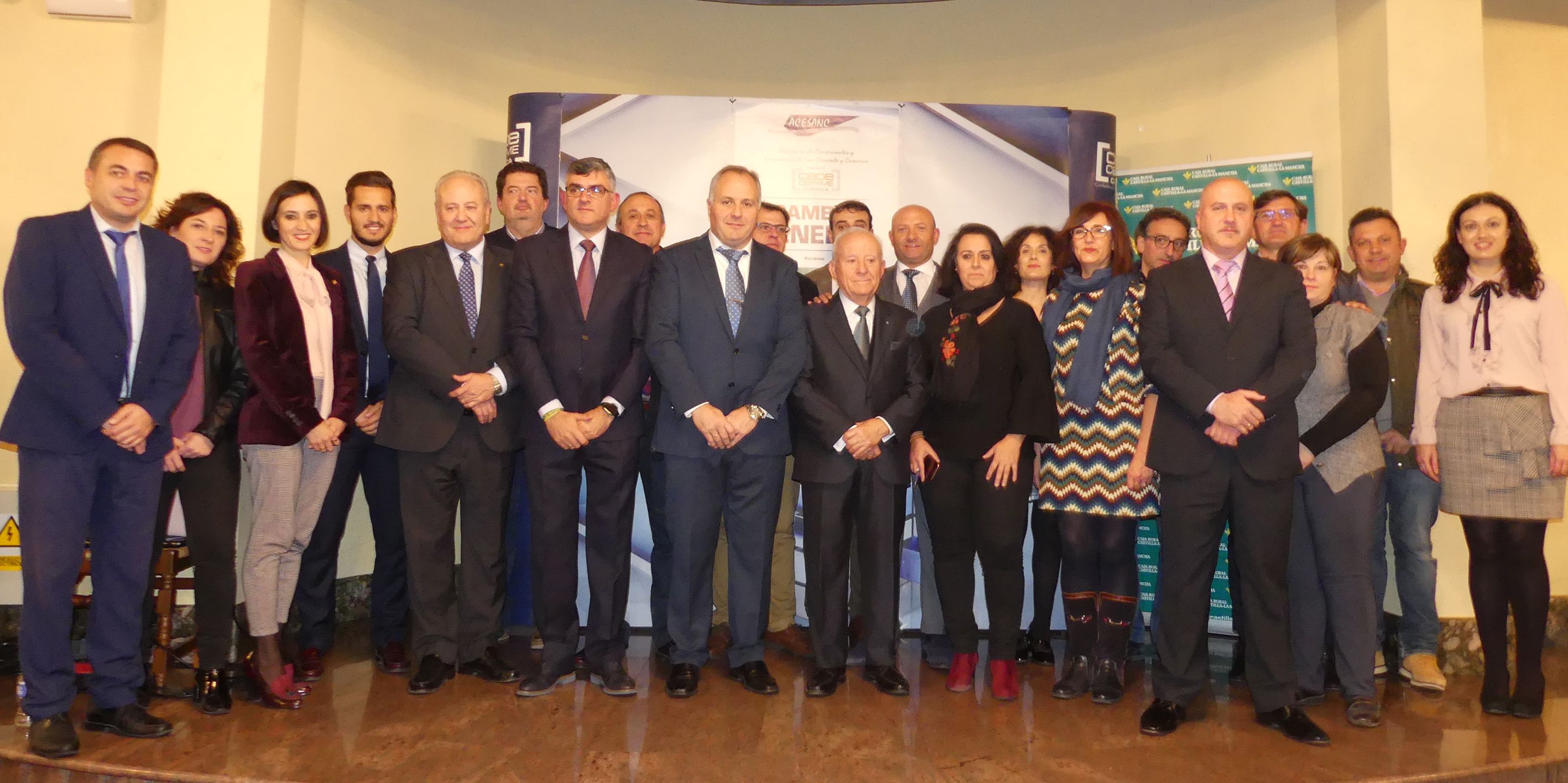 Juan Manuel Patiño sustituye a Fernando Morales al frente de la Asociación de Empresarios de San Clemente y comarca