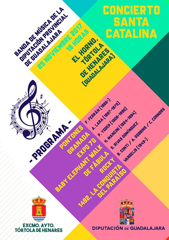 La Banda de la Diputación de Guadalajara ofrecerá un Concierto de Santa Catalina en Tórtola de Henares