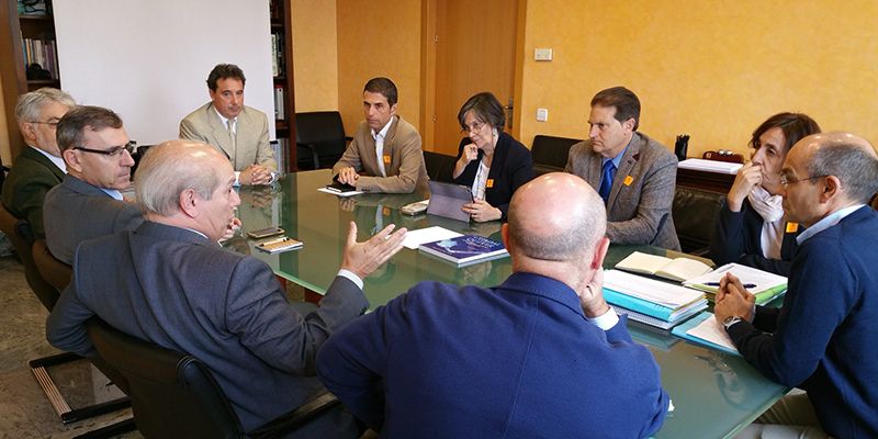 La CHT acelera los trámites para usar la conexión Alcorlo-ETAP tras la reunión mantenida con el presidente de la MAS