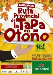 La Ruta de la Tapa de Guadalajara vuelve los fines de semana de otoño a nivel provincial