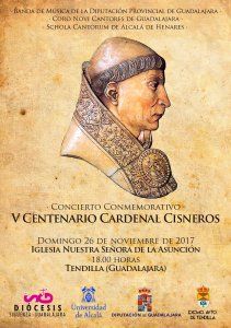 La Diputación de Guadalajara organiza actividades culturales este fin de semana en Tendilla y Peñalver con motivo del "Año Cisneros"
