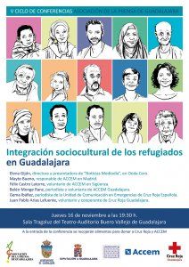 Guadalajara comienza su "V Ciclo de Conferencias de la Asociación de Prensa" hablando sobre la integración de los refugiados