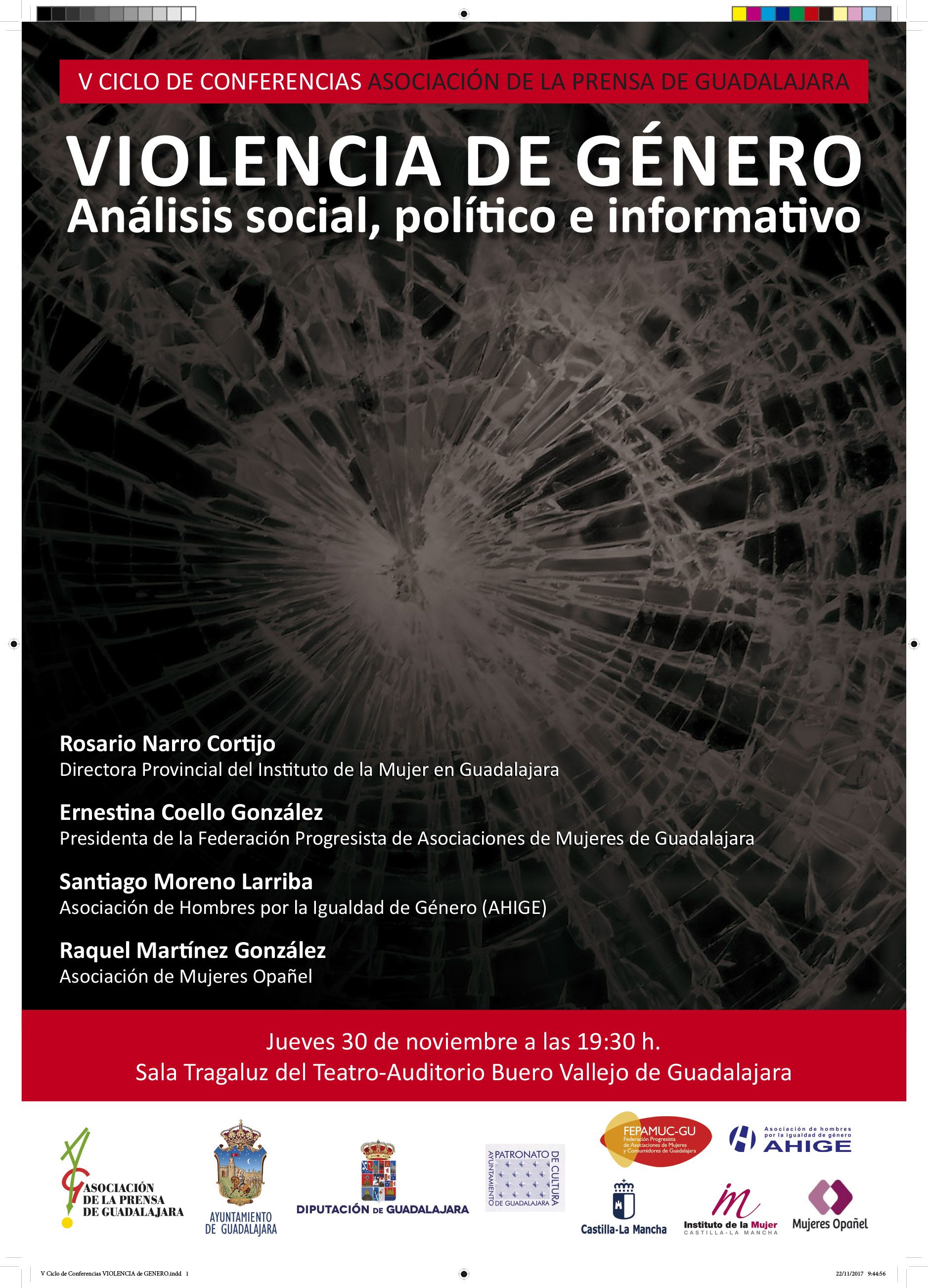 La Violencia de Género, tema central de la segunda conferencia del V Ciclo de Otoño de la Prensa de Guadalajara