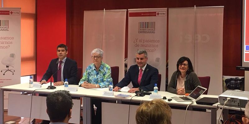 Alfonso Esteban “La colaboración entre empresarios, administraciones y organizaciones como Cruz Roja es clave para la creación de empleo”