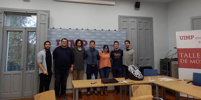 Alumnos del Gabinete de Música Contemporánea de la UIMP trabajan en Cuenca sus composiciones