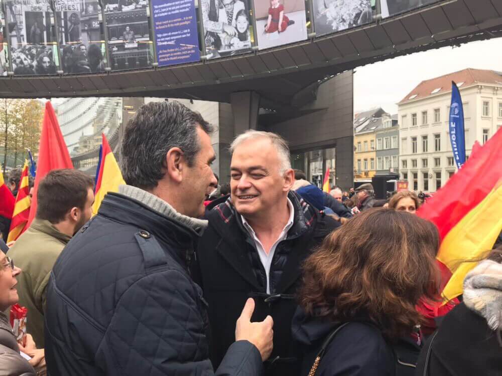 Antonio Román homenajea a la Constitución de España en Bruselas