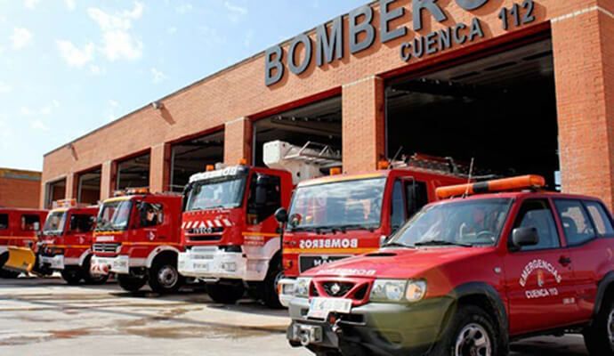 Arde de madrugada una casa de madera en el paraje de Hortizuelos, en Cuenca