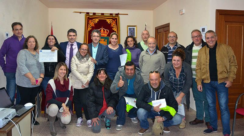 Clausurado el Taller de Empleo de Pioz con la mitad de sus alumnos reinsertados ya en el mercado laboral