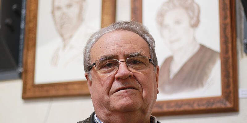 El almorcileño Fernando Cebolla encuentra su genio pictórico después de la jubilación