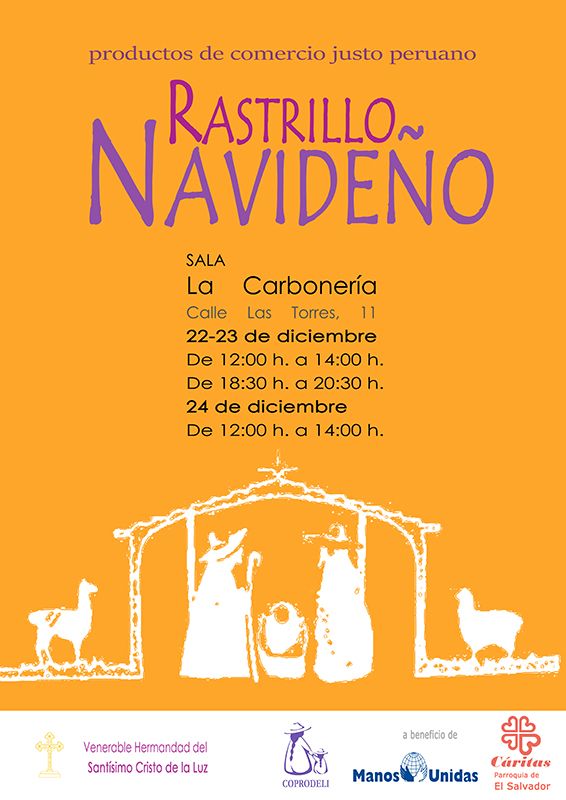 El Cristo de la Luz inaugura este viernes la III edición de su Rastrillo Navideño en colaboración con Coprodeli