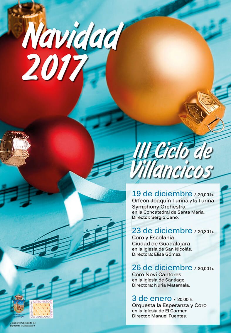 El próximo martes se inaugura en la Concatedral de Santa María de Guadalajara el III Ciclo de Villancicos