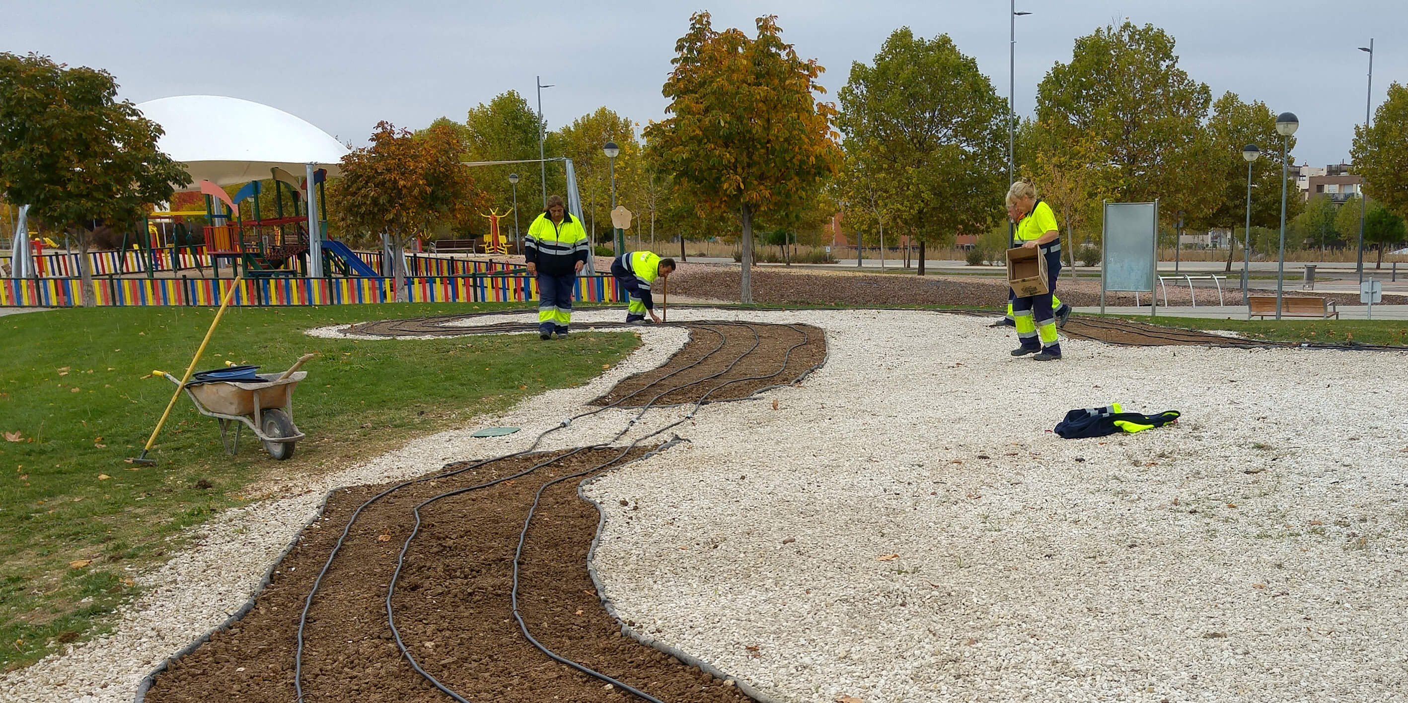 El Taller de Empleo de Yebes convierte a 8 personas desempleadas en especialistas en riego automático