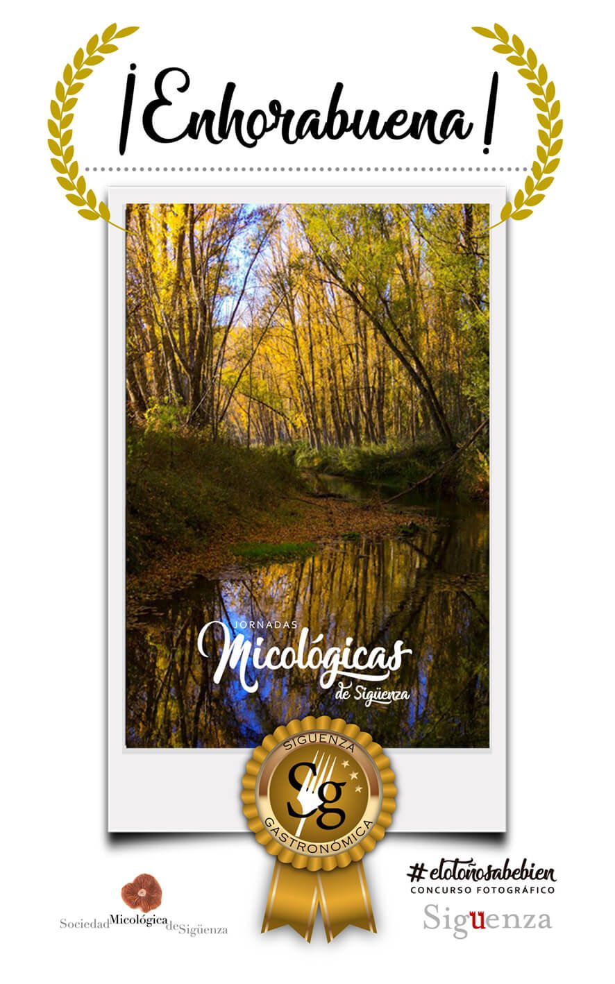 Eva Bravo López gana el I Concurso Fotográfico #ElOtoñoSabeBien de Sigüenza