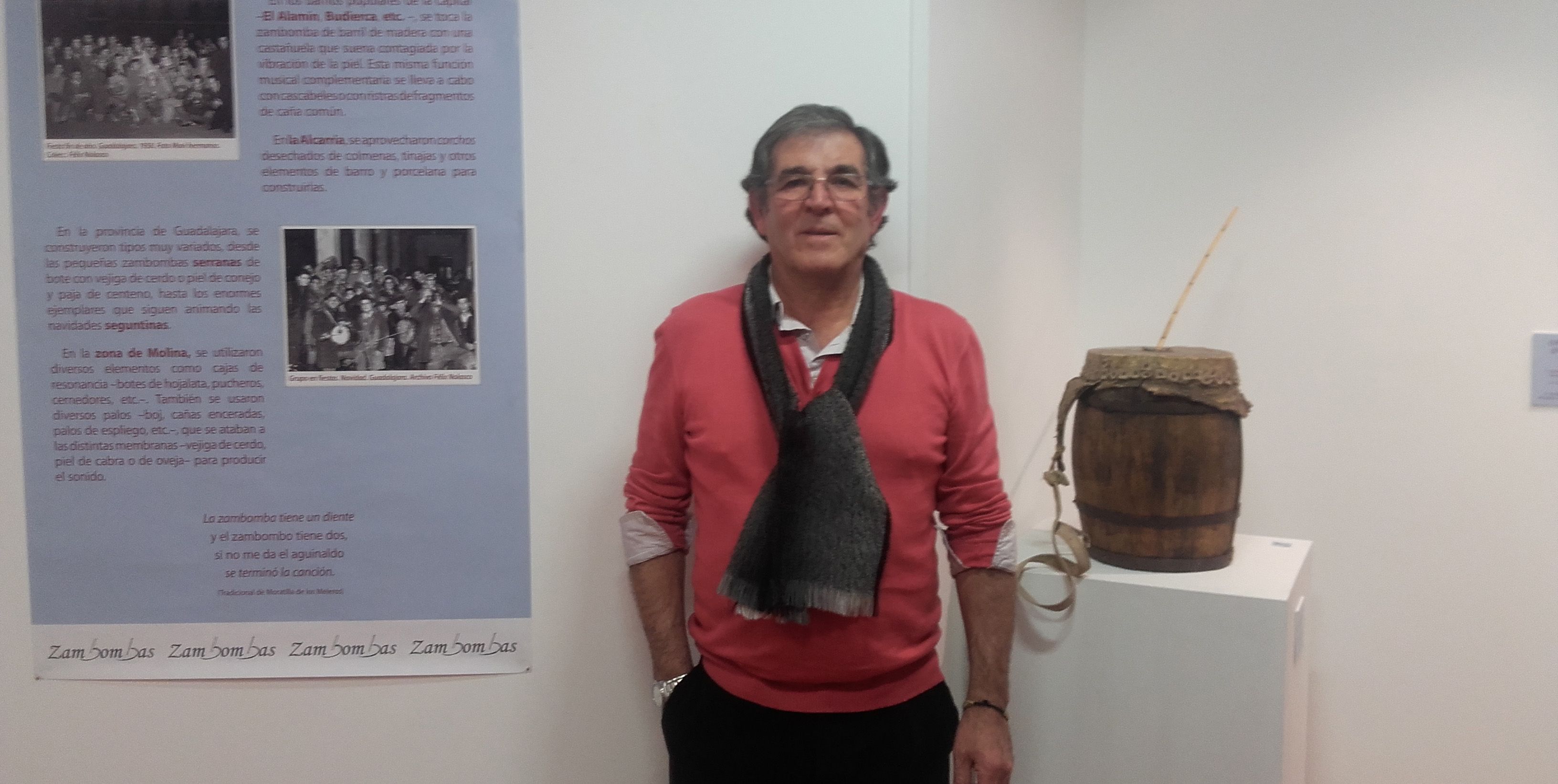 Inaugurada la exposición de zambombas de Guadalajara