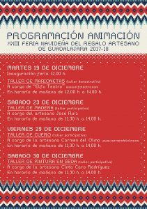 La Asociación de Artesanos de Guadalajara (AIDA) celebra la XXIII Feria Navideña del Regalo Artesano