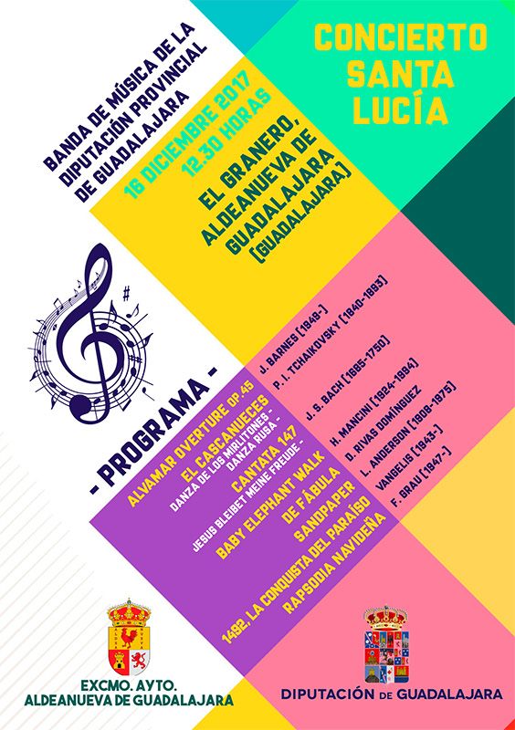 La Banda de la Diputación ofrecerá un Concierto de Santa Lucía en Aldeanueva de Guadalajara 3 La Banda de la Diputación ofrecerá un Concierto de Santa Lucía en Aldeanueva de Guadalajara