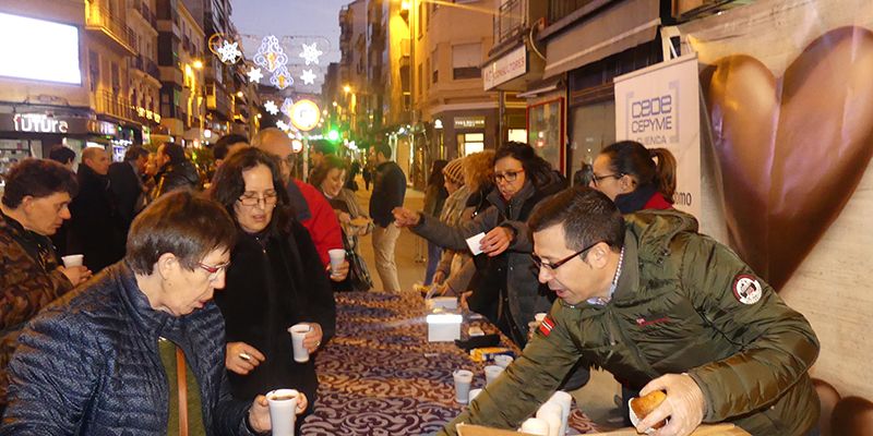 La Chocolatada Solidaria de CEOE-Cepyme Cuenca recauda cerca de 700 euros