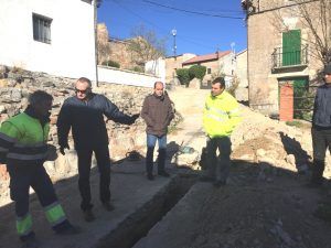 La Diputación de Guadalajara lleva a cabo obras hidráulicas y de pavimentación en Anguita y sus pedanías