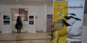 La Facultad de Letras de Ciudad Real acoge una exposición fotográfica de la laguna La Inesperada