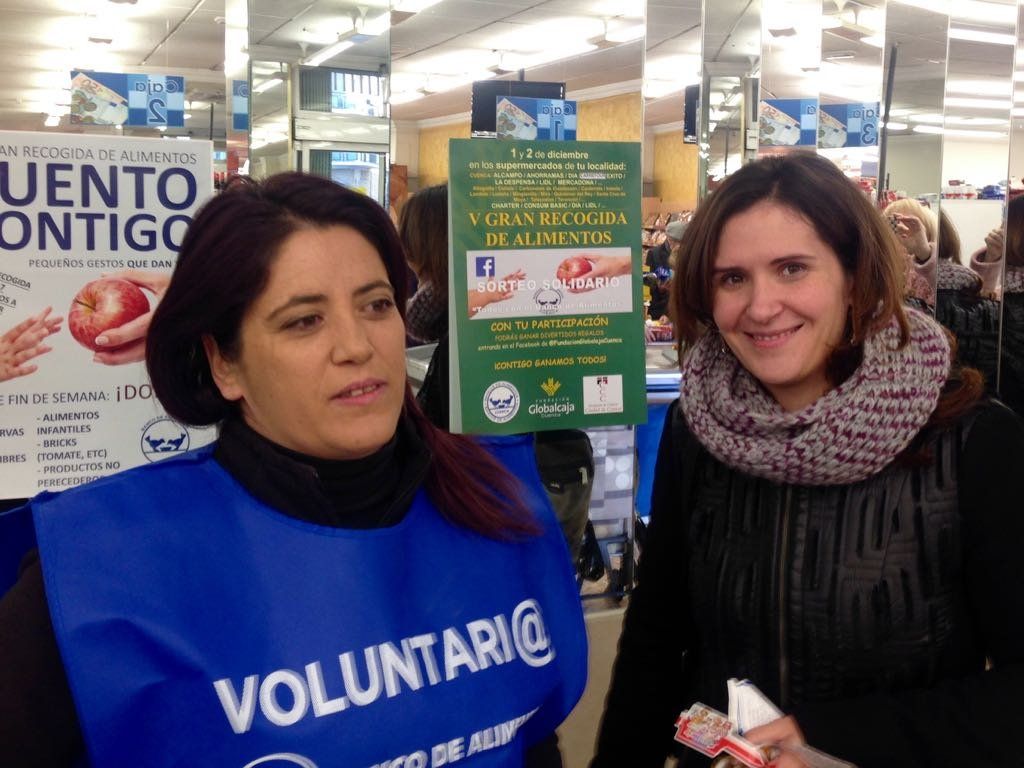 La Fundación Globalcaja Cuenca, en la V Recogida de Alimentos