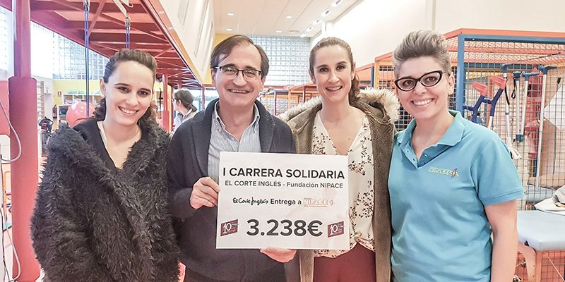 La I Carrera solidaria de El Corte Inglés y la Fundación Nipace recauda más de 3.000 euros