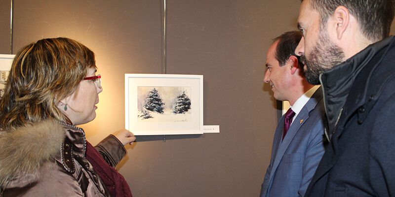 La sala de arte ‘Antonio Buero Vallejo’ acoge una exposición benéfica de la Asociación de Acuarelistas de Guadalajara