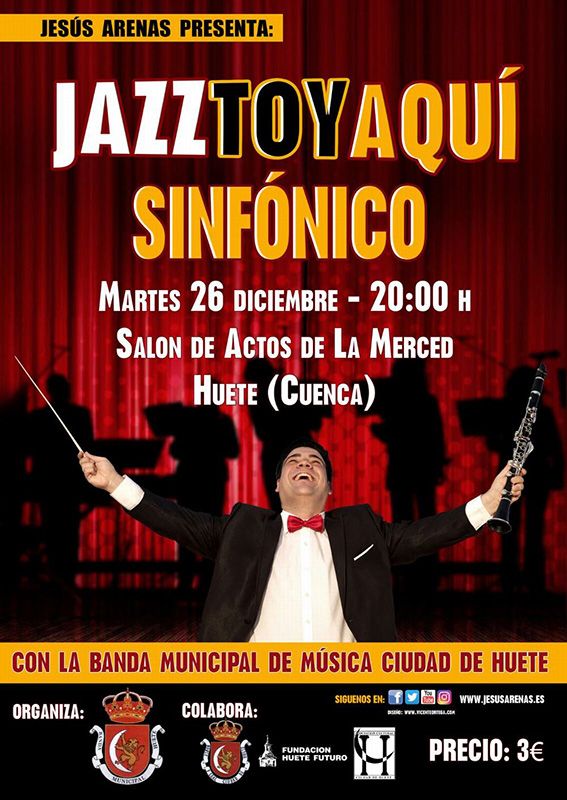 Música y Humor con el espectáculo “Jazztoy aquí sinfónico” en Huete