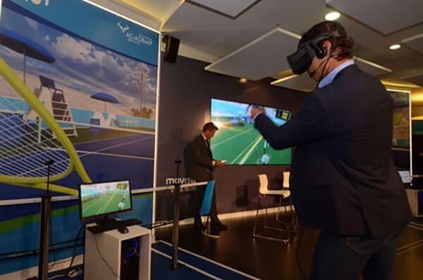 Telefónica lleva al tenis las últimas tecnologías de realidad virtual con ‘Rafa Nadal’, una experiencia de juego casi real
