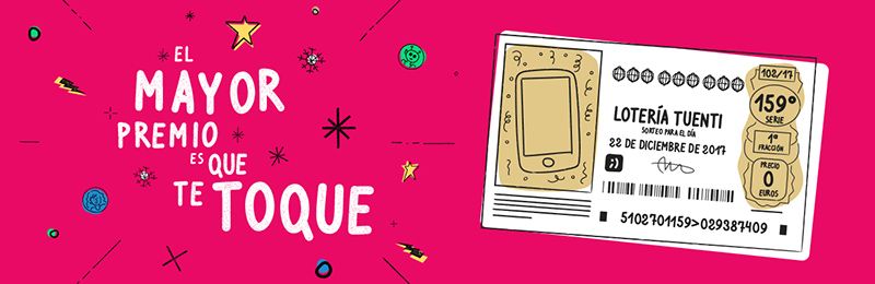 Tuenti repartirá cerca de 2000 premios el día de la lotería de Navidad bajo el mensaje La suerte esta en tu móvil
