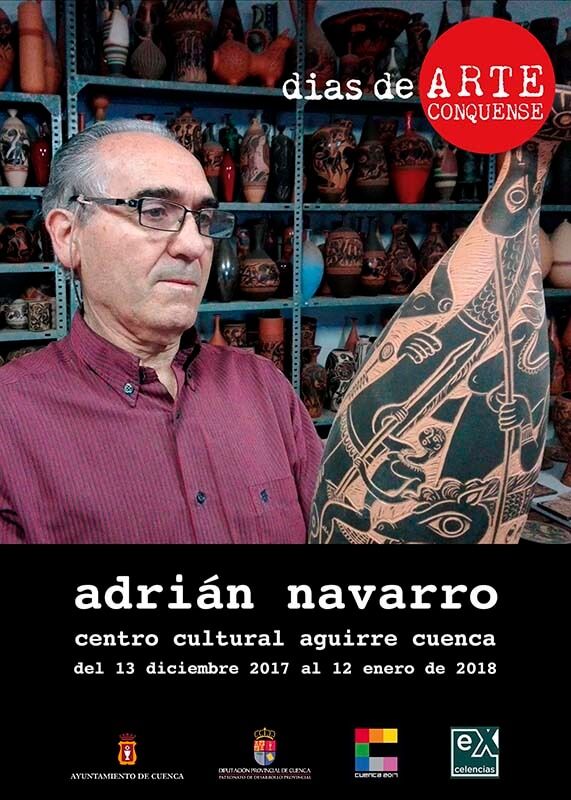 Una exposición en el Centro Cultural Aguirre acercará la cerámica de Adrián Navarro a los conquenses 3 Una exposición en el Centro Cultural Aguirre acercará la cerámica de Adrián Navarro a los conquenses