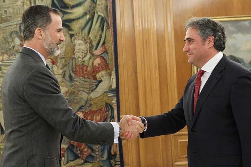 Ángel Mariscal felicita al Rey Felipe VI en su 50 cumpleaños