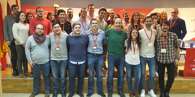 Apoyada por unanimidad la nueva Ejecutiva Provincial de Juventudes Socialistas de Cuenca, encabezada por Eugenio Heredia